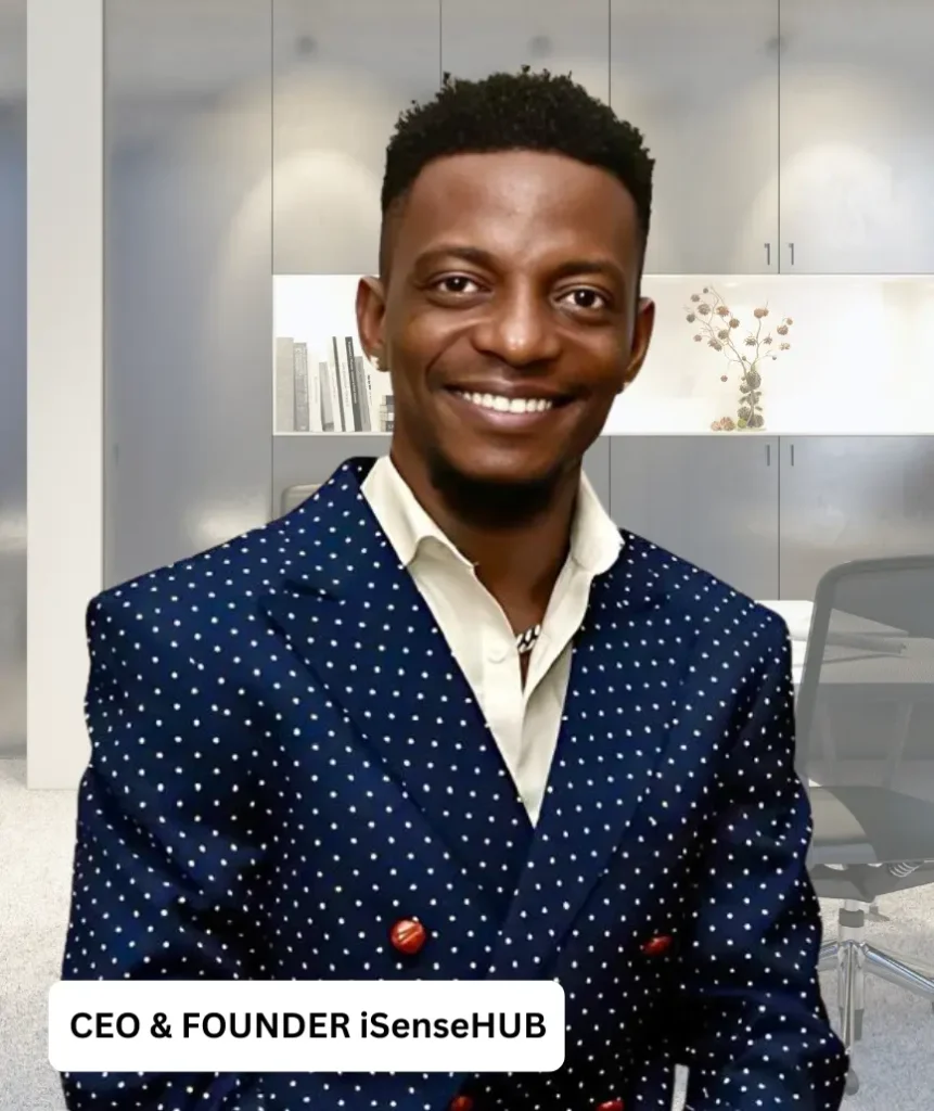 James Akpo, founder of iSenseHUB, leading AI innovation with deep business and technology expertise